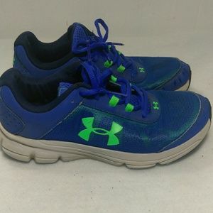 Under Armour sneakers.